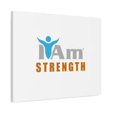 I Am Strength Canvas Wall Art - Inspirational Home Decor