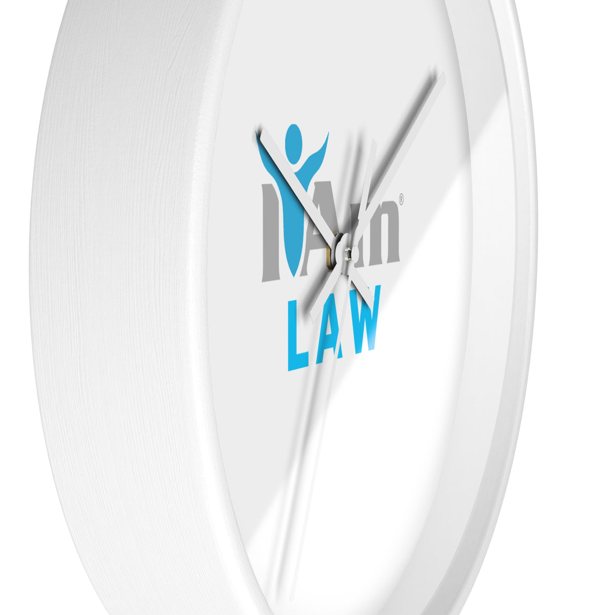 "I Am Law" Motivational Wall Clock - Modern Home Decor for Mindfulness and Serenity