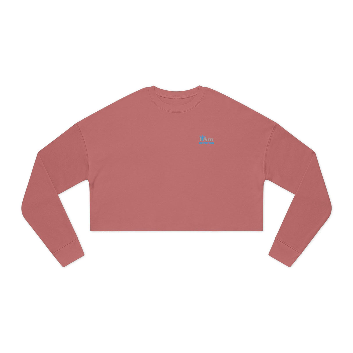 'I Am Devotion' Stylish Women's Cropped Sweatshirt - Perfect for Casual Looks