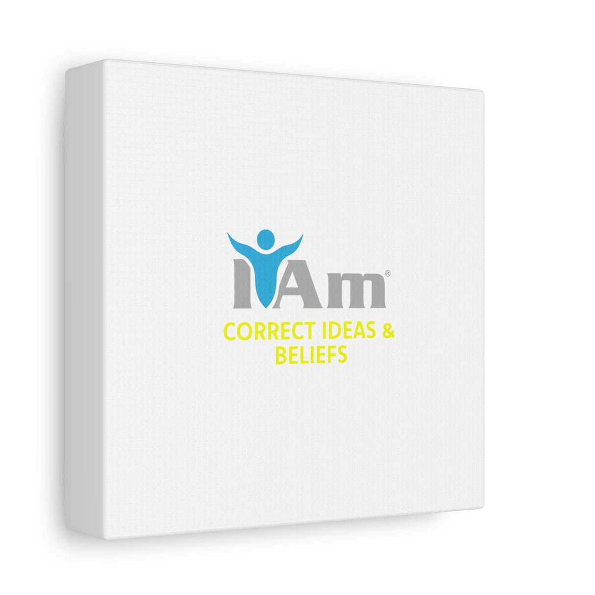 I Am Correct Ideas and Beliefs Canvas Wall Art - Inspirational Home Decor