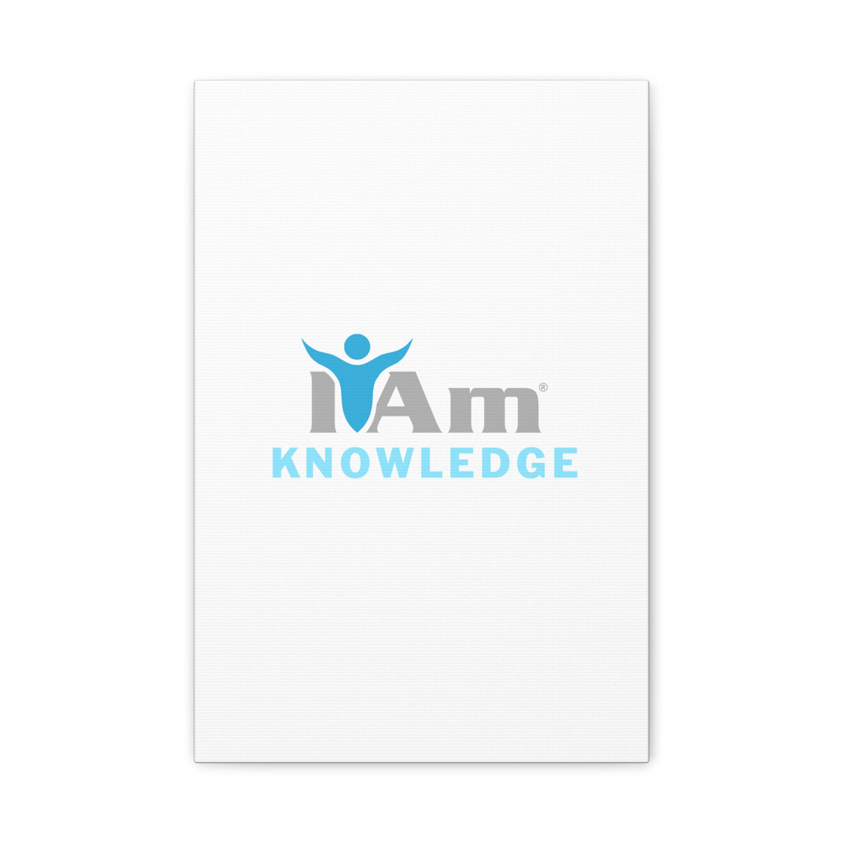 I Am Knowledge Canvas Wall Art - Inspirational Home Decor