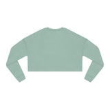 'I Am Devotion' Stylish Women's Cropped Sweatshirt - Perfect for Casual Looks