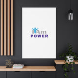 I Am Power Canvas Wall Art - Inspirational Home Decor