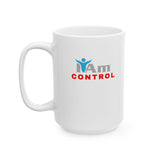 "I Am Control" Affirmational Ceramic Mug - Perfect Motivation for Coffee Lovers & Gifts