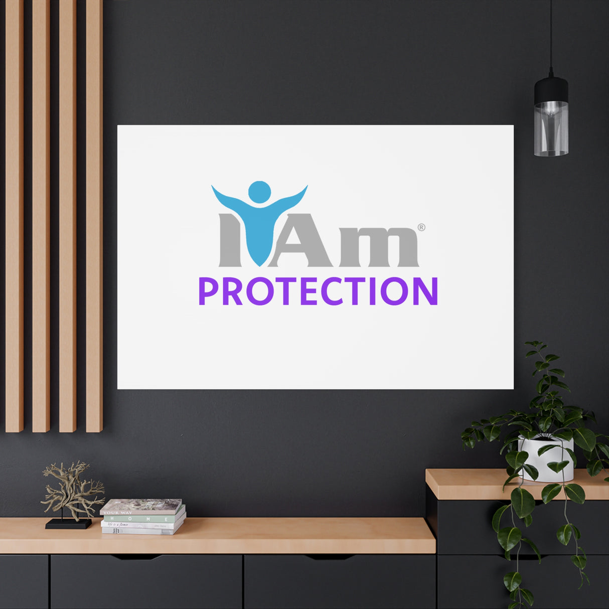 'I Am Protection' Canvas Wall Art - Inspirational Home Decor