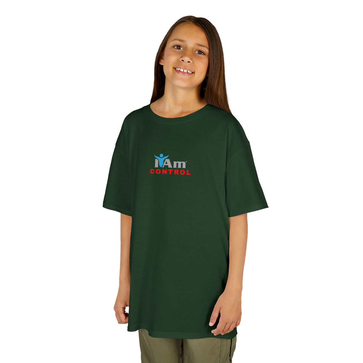 Girls Heavy Cotton 'I Am Control'™ Tee