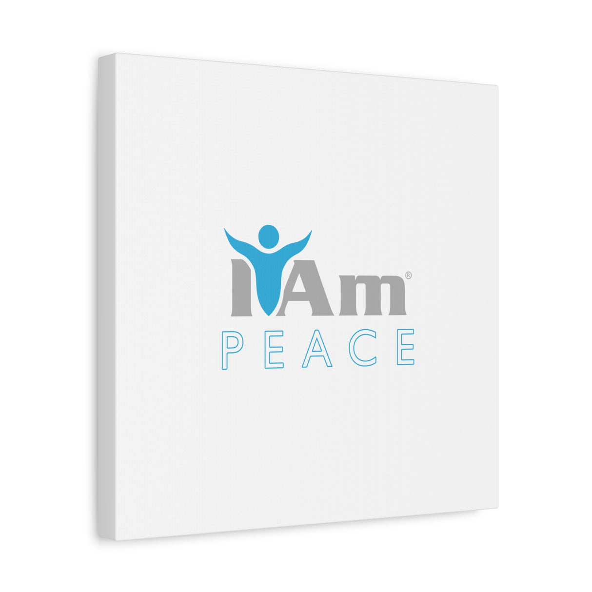 I Am Peace Canvas Wall Art - Inspirational Home Decor