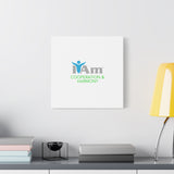 I Am Cooperation and Hamony Canvas Wall Art - Inspirational Home Decor