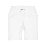 I Am Peace High Waisted Yoga Shorts - Comfortable Activewear for Mindful Practice
