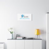 I Am Knowledge Canvas Wall Art - Inspirational Home Decor