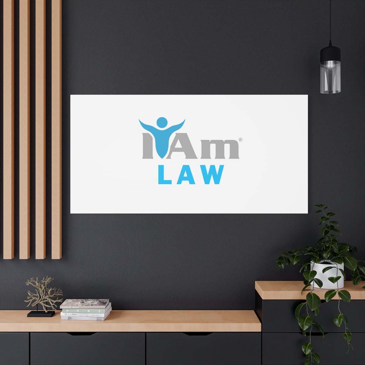 I Am Law Canvas Wall Art - Inspirational Home Decor