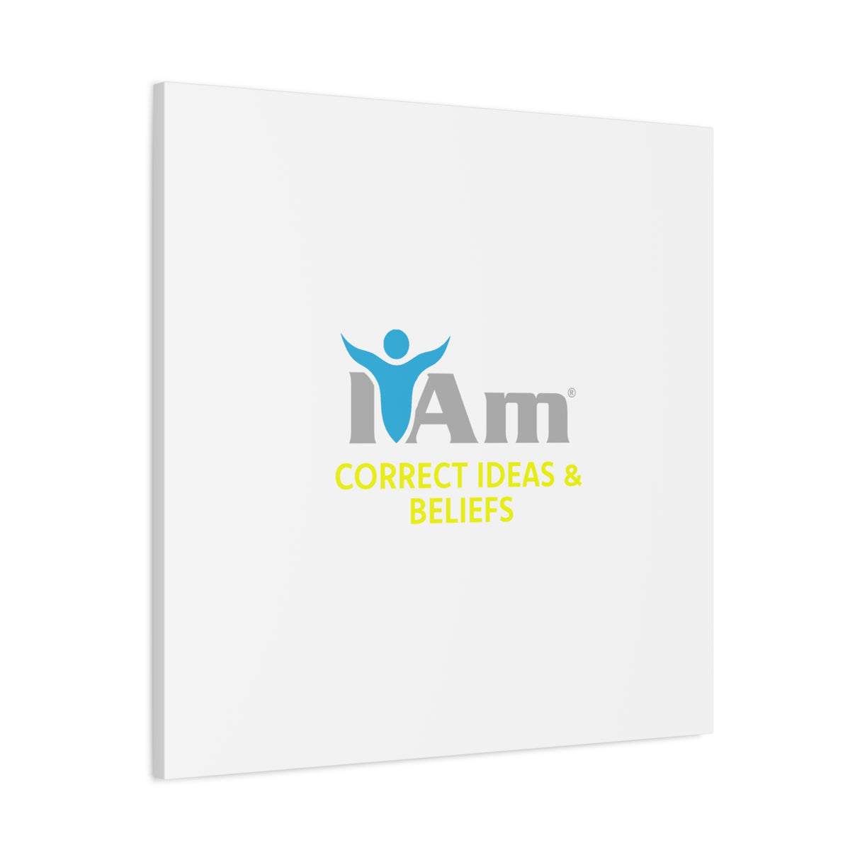 I Am Correct Ideas and Beliefs Canvas Wall Art - Inspirational Home Decor