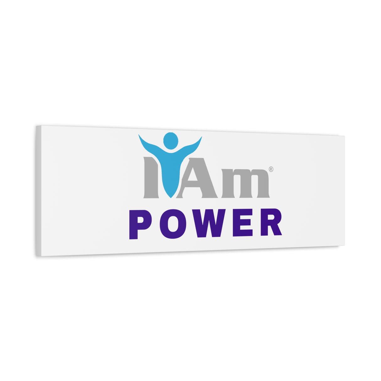 I Am Power Canvas Wall Art - Inspirational Home Decor