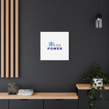 I Am Power Canvas Wall Art - Inspirational Home Decor