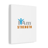 I Am Strength Canvas Wall Art - Inspirational Home Decor