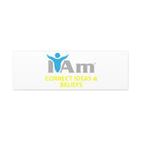 I Am Correct Ideas and Beliefs Canvas Wall Art - Inspirational Home Decor