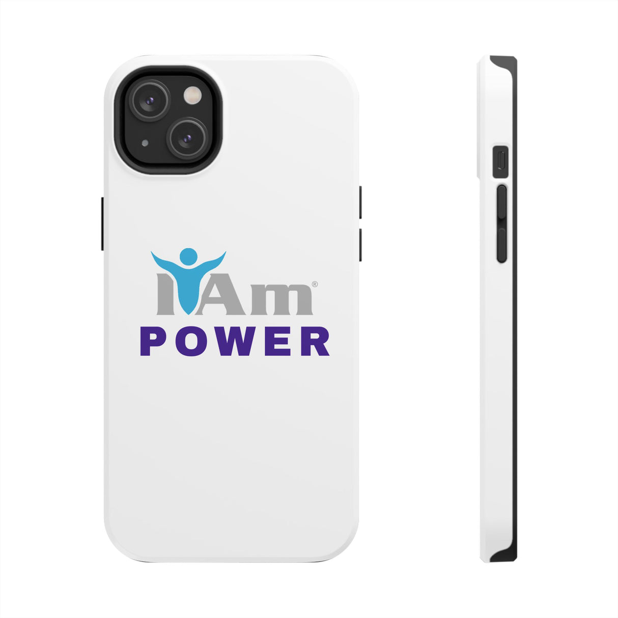 "I Am Power" Affirmation Inspirational Tough Phone Case - I Am POWER Motivational Design