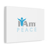 I Am Peace Canvas Wall Art - Inspirational Home Decor