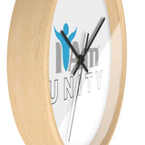 "I Am Unity" Motivational Wall Clock - Modern Home Decor for Mindfulness and Serenity