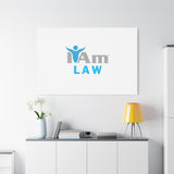 I Am Law Canvas Wall Art - Inspirational Home Decor