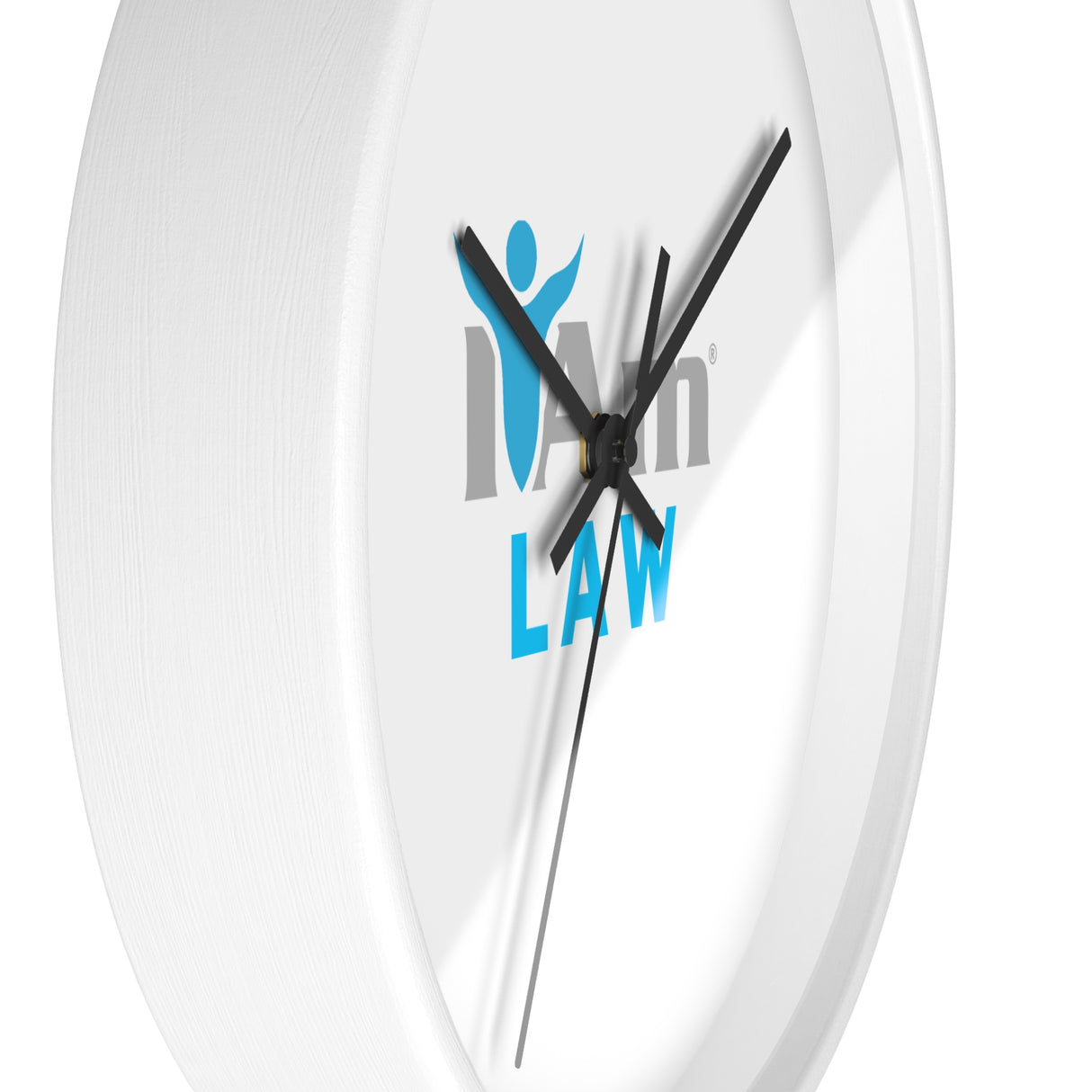 "I Am Law" Motivational Wall Clock - Modern Home Decor for Mindfulness and Serenity