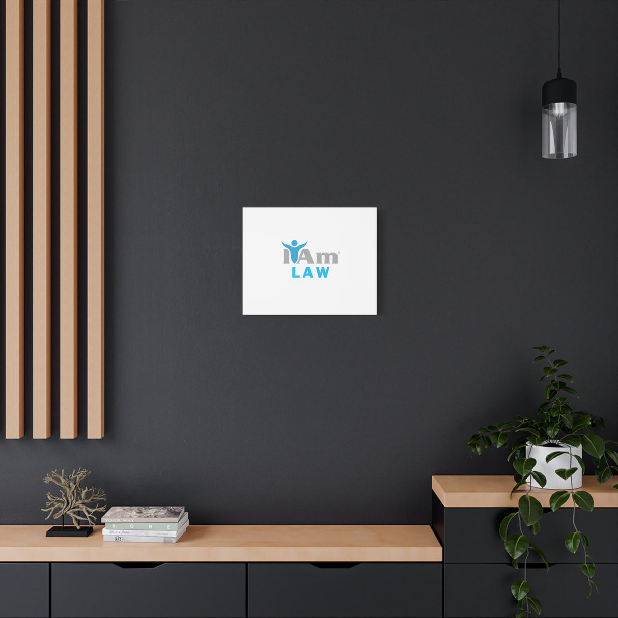 I Am Law Canvas Wall Art - Inspirational Home Decor