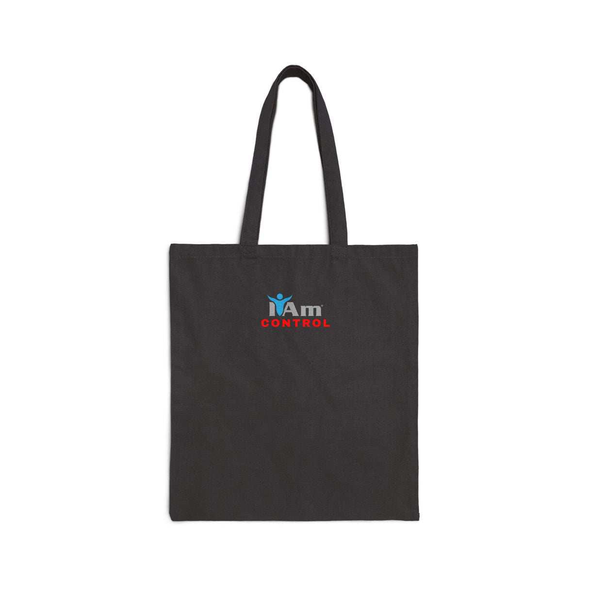 I Am Control Cotton Canvas Tote Bag - Eco-Friendly Motivational Tote for Everyday Use