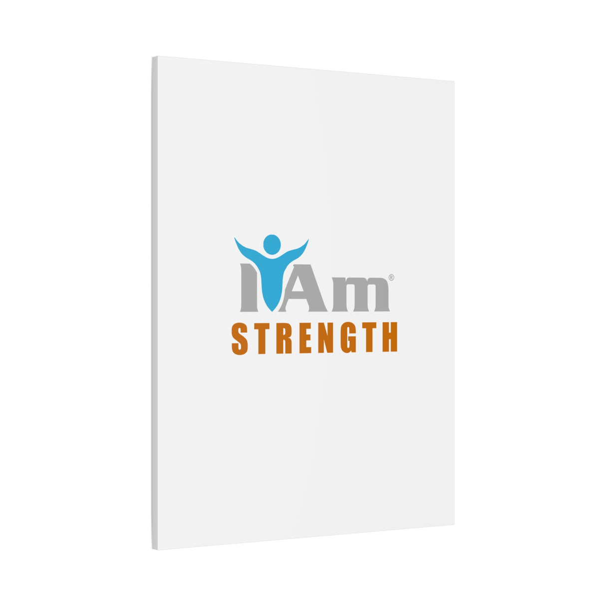 I Am Strength Canvas Wall Art - Inspirational Home Decor