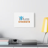 I Am Strength Canvas Wall Art - Inspirational Home Decor