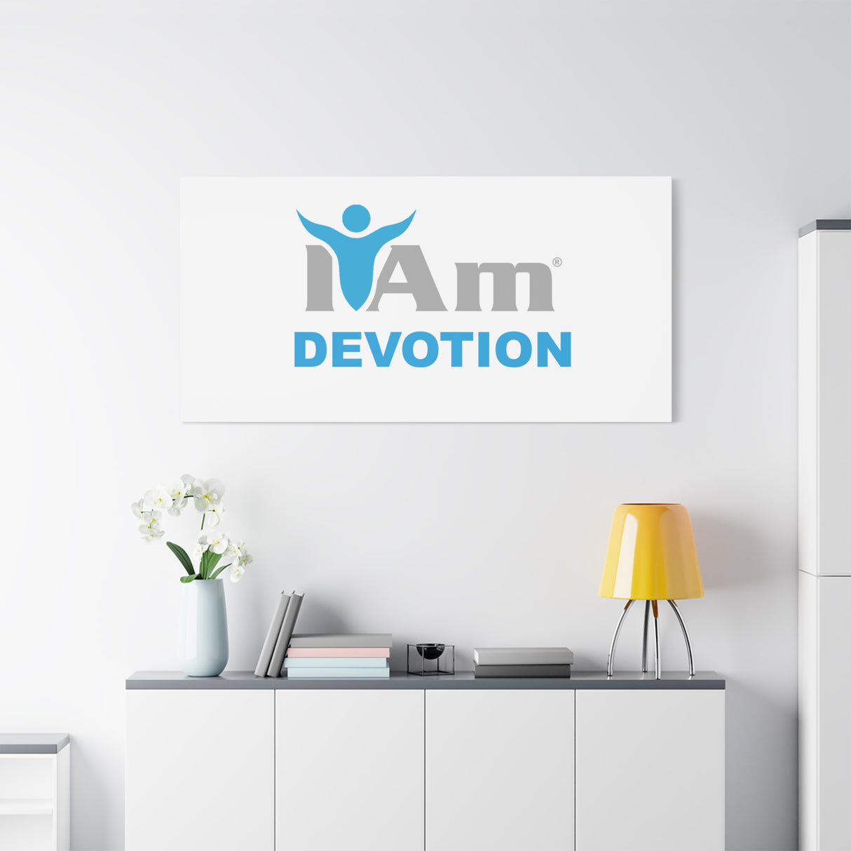 I Am Devotion Canvas Wall Art - Inspirational Home Decor