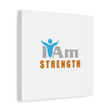 I Am Strength Canvas Wall Art - Inspirational Home Decor