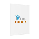 I Am Strength Canvas Wall Art - Inspirational Home Decor