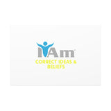 I Am Correct Ideas and Beliefs Canvas Wall Art - Inspirational Home Decor