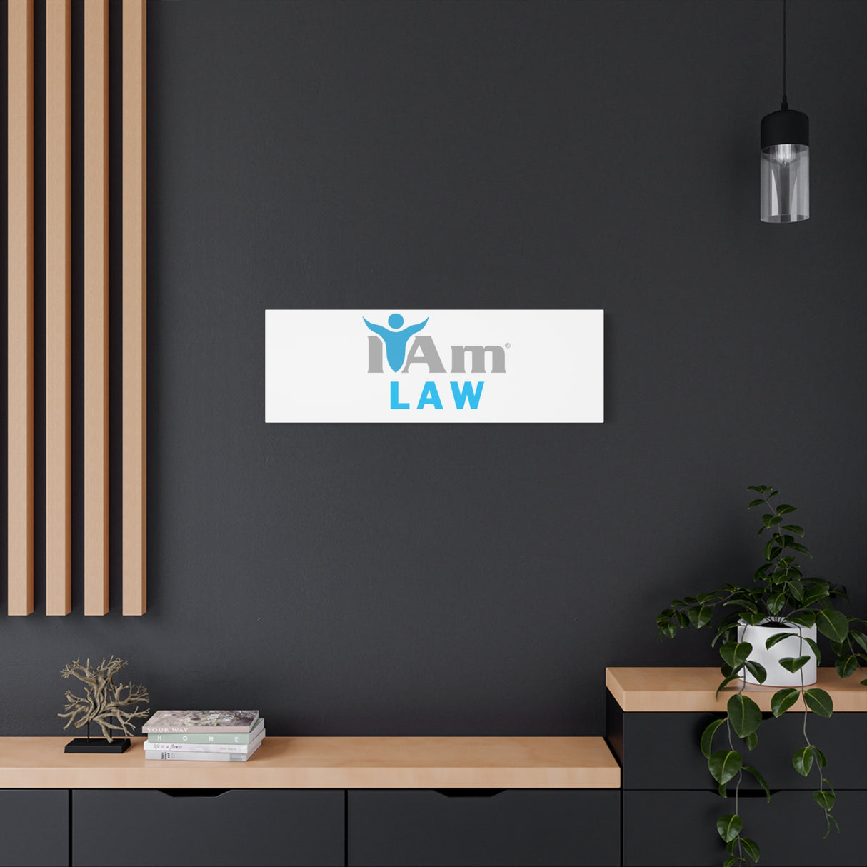 I Am Law Canvas Wall Art - Inspirational Home Decor