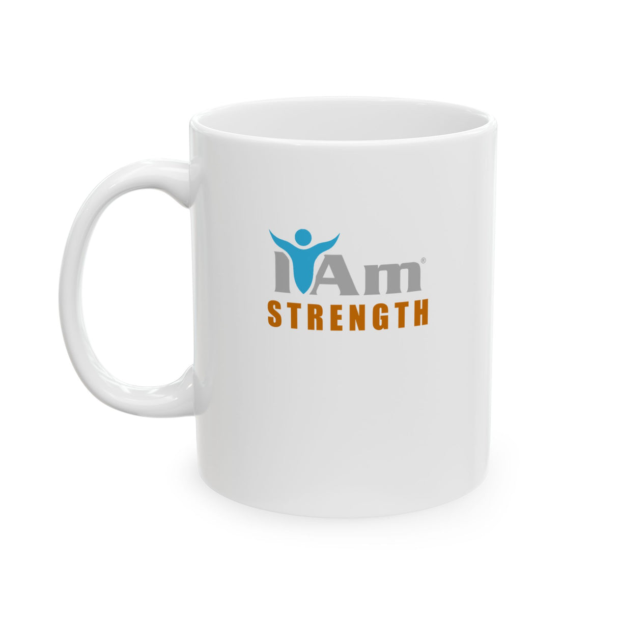 "I Am Strength" Affirmational Ceramic Mug - Perfect Motivation for Coffee Lovers & Gifts