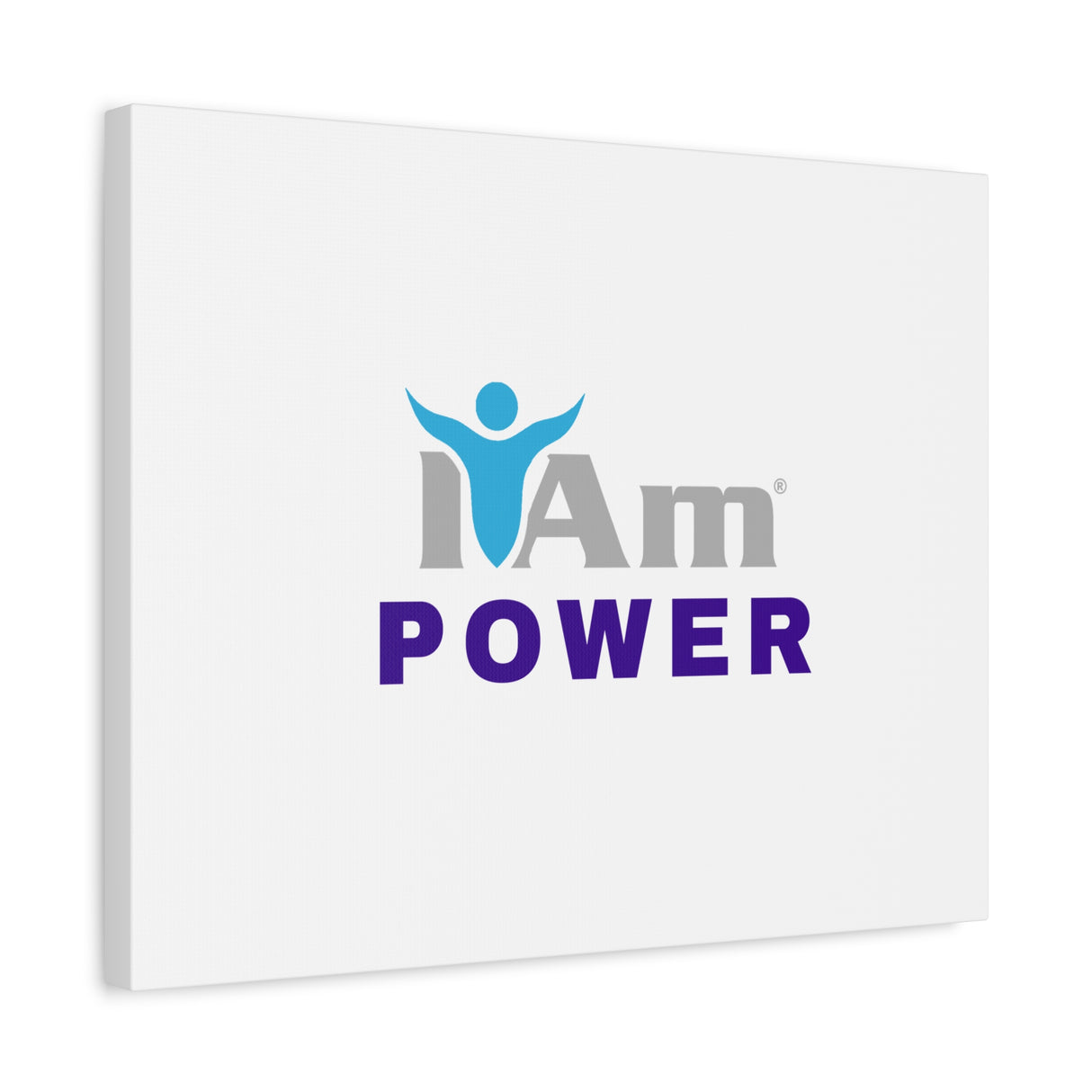 I Am Power Canvas Wall Art - Inspirational Home Decor