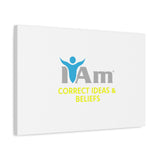 I Am Correct Ideas and Beliefs Canvas Wall Art - Inspirational Home Decor