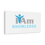 I Am Knowledge Canvas Wall Art - Inspirational Home Decor