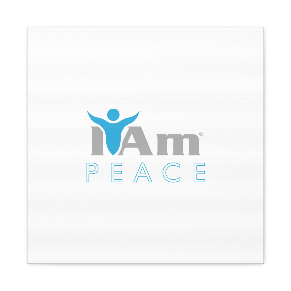 I Am Peace Canvas Wall Art - Inspirational Home Decor