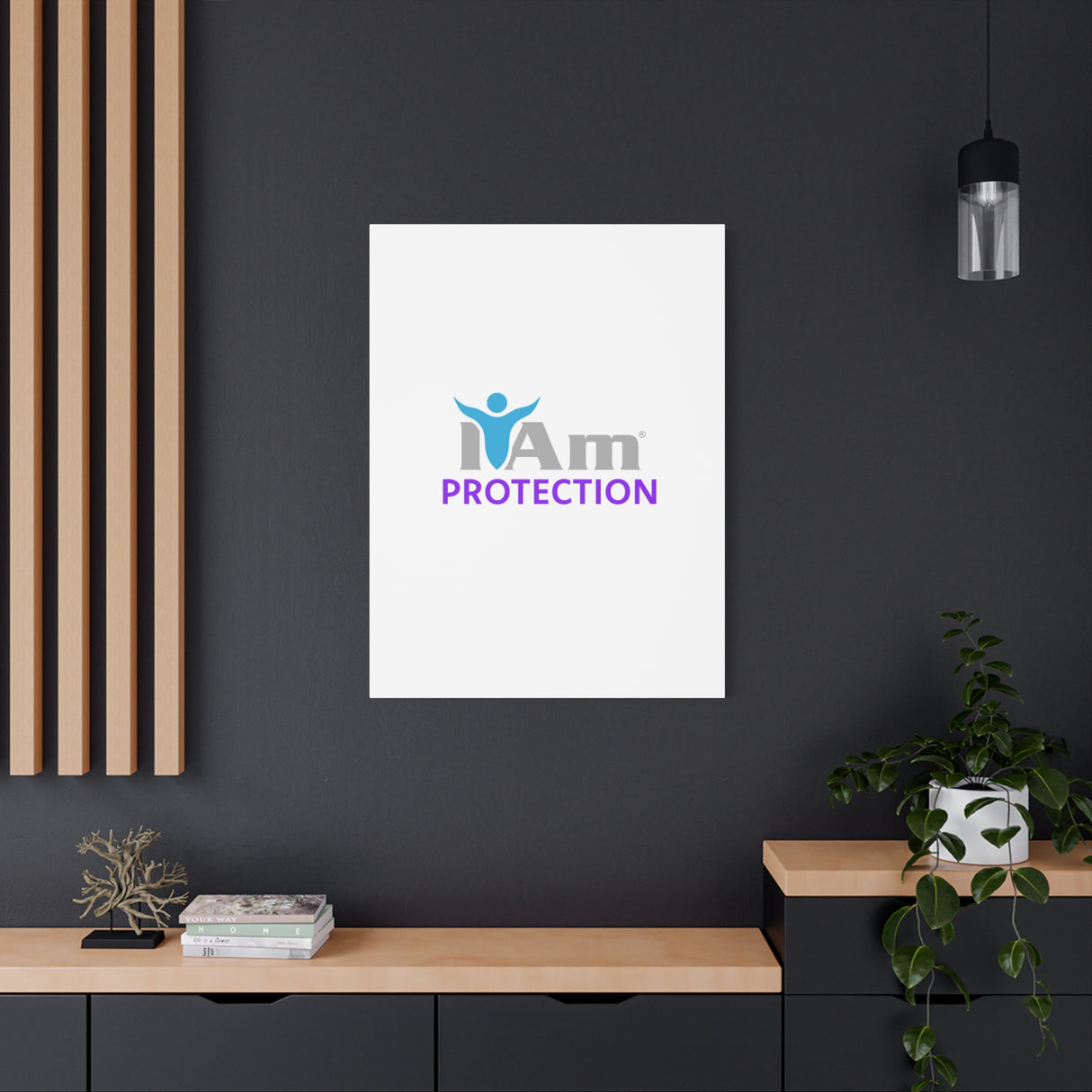 'I Am Protection' Canvas Wall Art - Inspirational Home Decor