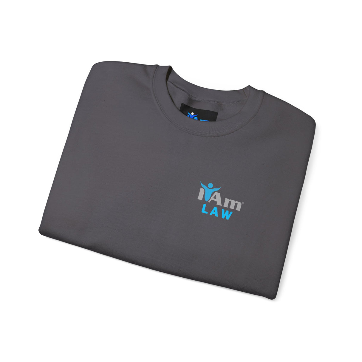 "I Am Law" Affirmation Unisex Crewneck Sweatshirt -I Am Law Inspirational Design