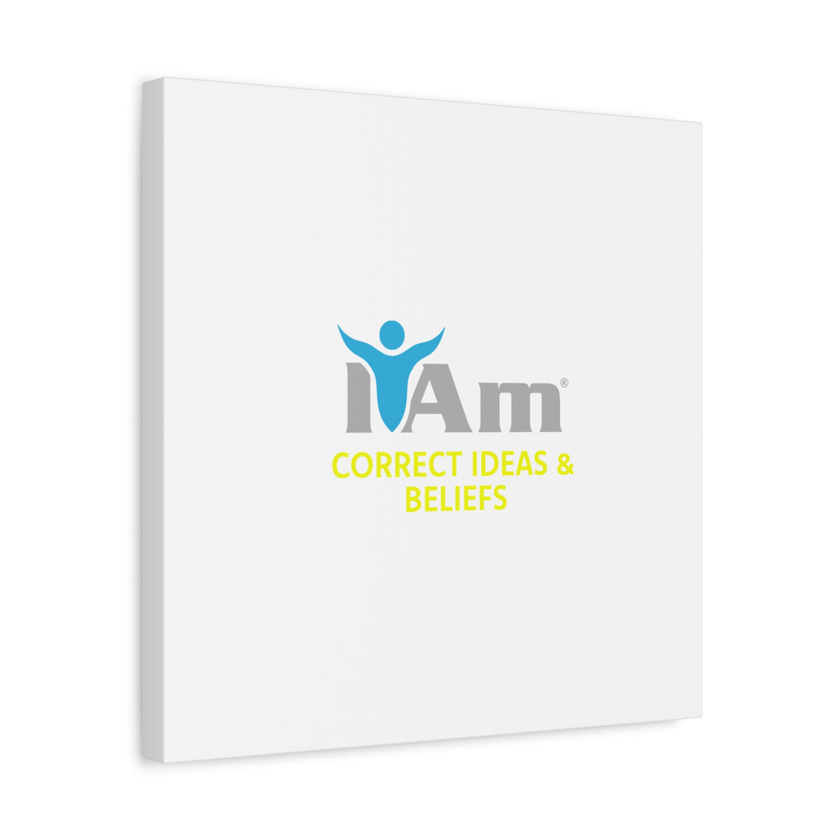 I Am Correct Ideas and Beliefs Canvas Wall Art - Inspirational Home Decor