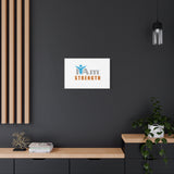 I Am Strength Canvas Wall Art - Inspirational Home Decor