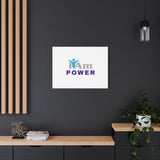 I Am Power Canvas Wall Art - Inspirational Home Decor