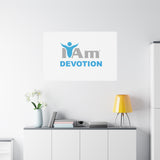 I Am Devotion Canvas Wall Art - Inspirational Home Decor