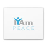 I Am Peace Canvas Wall Art - Inspirational Home Decor