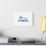 I Am Power Canvas Wall Art - Inspirational Home Decor