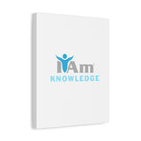 I Am Knowledge Canvas Wall Art - Inspirational Home Decor