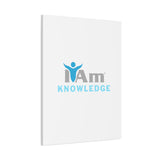 I Am Knowledge Canvas Wall Art - Inspirational Home Decor