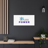 I Am Power Canvas Wall Art - Inspirational Home Decor